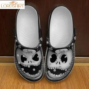 Jack Skellington Character The Nightmare Before Christmas Cartoon Gift Rubber Crocs Halloweener