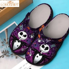 Jack Skellington Christmas Plan Crocs Crocband Clog Unisex Fashion Style For Women Men Nd Halloweener