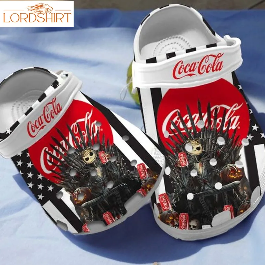 Jack Skellington Coca Cola Adults Kids Crocs Shoes Crocband Clog For Men Women Nd Halloweener