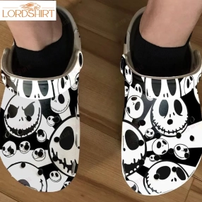 Jack Skellington Crocs Classic Clogs Shoes Halloweener