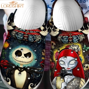 Jack Skellington Sally Custom Crocs Shoes Birthday Gift   Jack Nightmare Halloween Halloweener