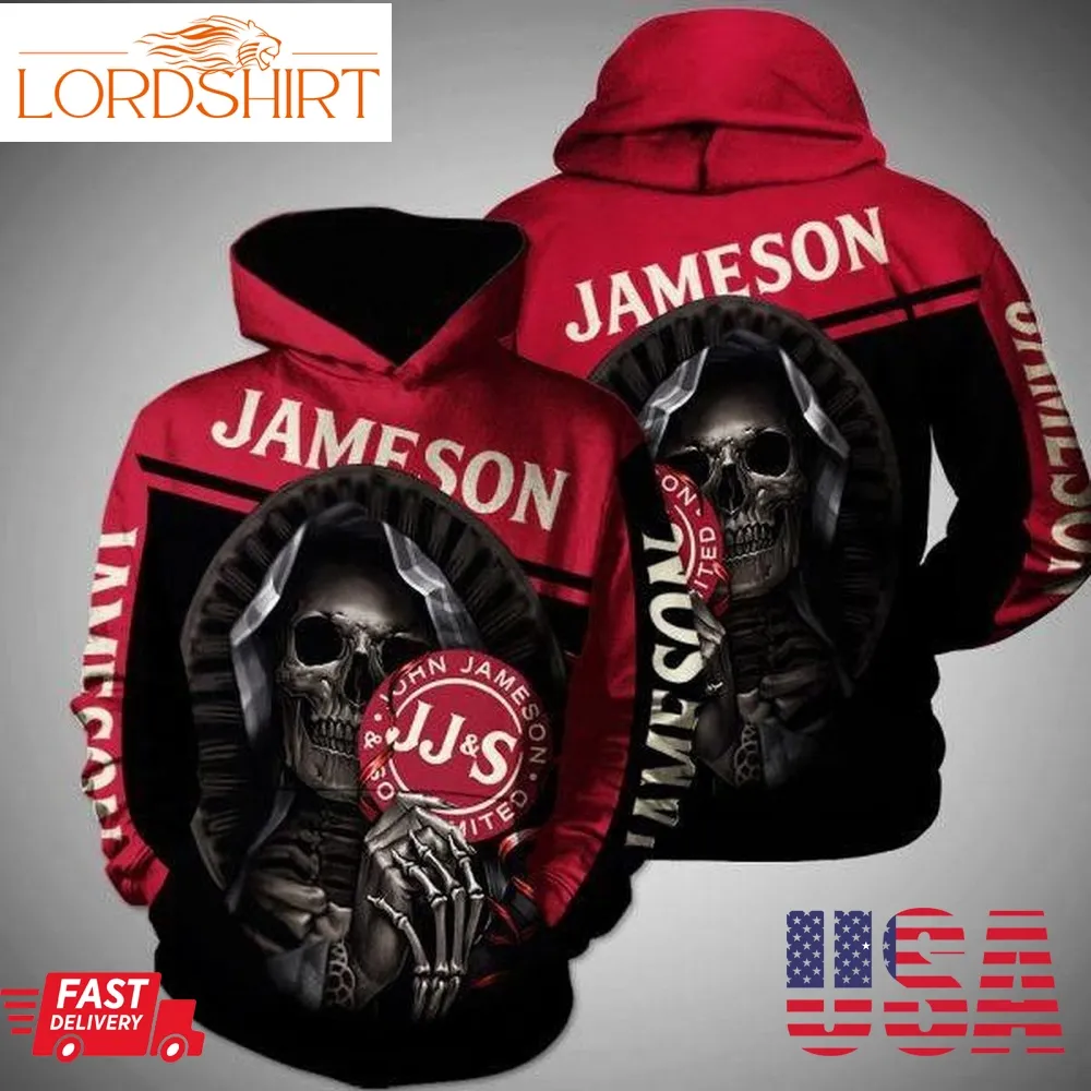 Jameson Skull Head Hold Logo 3D Hoodie For Men For Women Jameson All Over Printed Hoodie Jameson 3D Full Printing Shirt