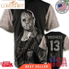 Jason Voorhees Halloween Baseball Jersey Shirt