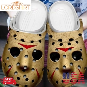 Jason Voorhees Halloween Gifts Adults Kids Crocs Shoes Crocband Clog For Men Women Ht