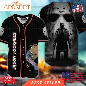 Jason Voorhees Horror Halloween Baseball Jersey