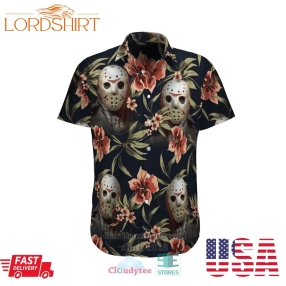 Jason Voorhees Leaves Halloween Hawaiian Shirt