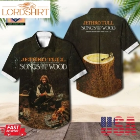 Jethro Tull Band Songs From The Wood Album Hawaiian Shirt