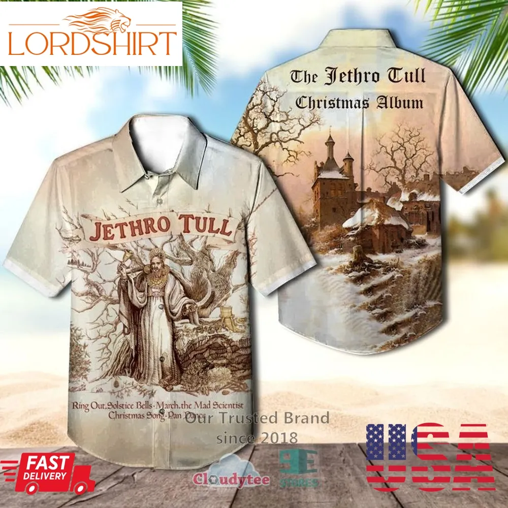 Jethro Tull Christmas Hawaiian Casual Shirt