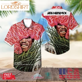 Jimi Hendrix Merry Christmas And Happy New Year Hawaiian Casual Shirt