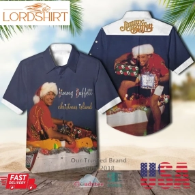 Jimmy Buffett Christmas Island Album Hawaiian Shirt