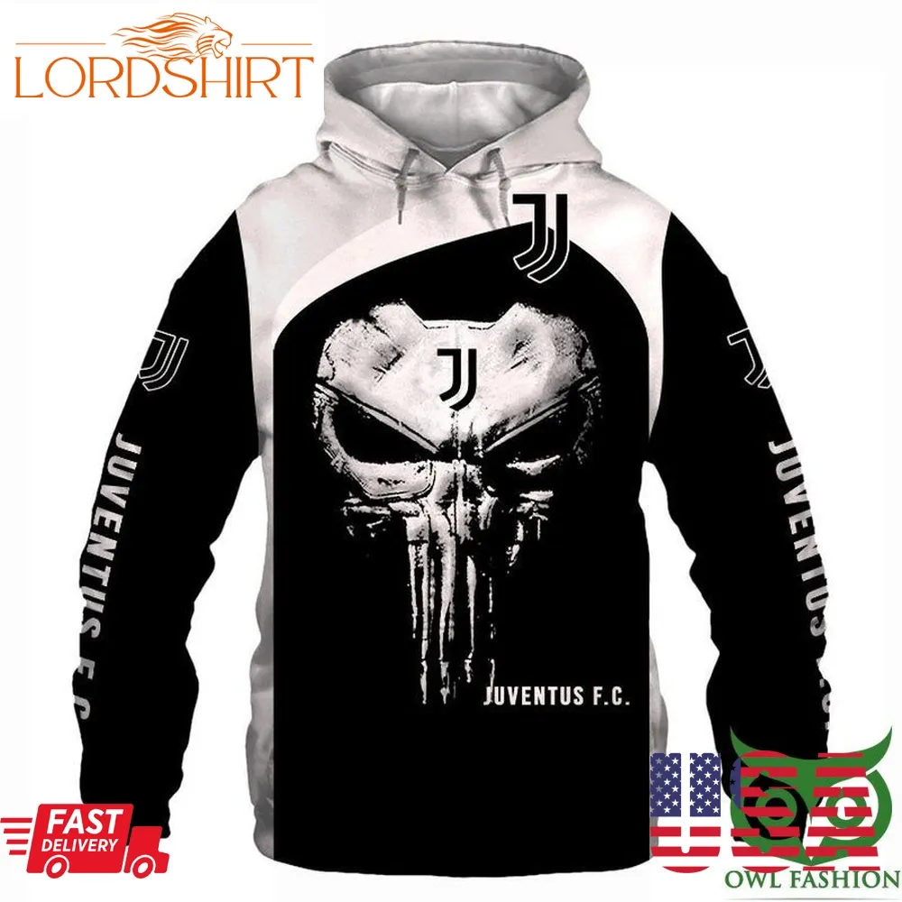 Juventus Fc Black Skull Hawaiian Shirt Tshirt Hoodie