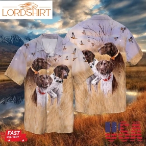 Labrador Dog Hunting For Men And Women Graphic Print Short Sleeve Hawaiian Casual Shirt Y97