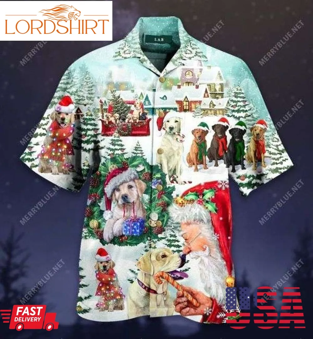 Labrador Retriever Christmas Unisex Hawaiian Shirt