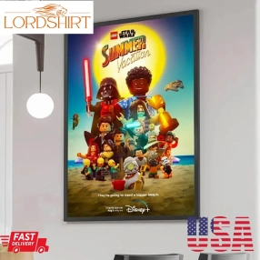 Le Go Star Wars Summer Vacation Poster Building Block Star Wars Canvas