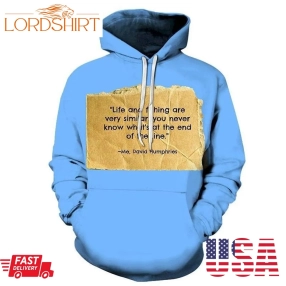 Life Is Like Fishing 3D Sweatshirt Hoodie Pullover Custom