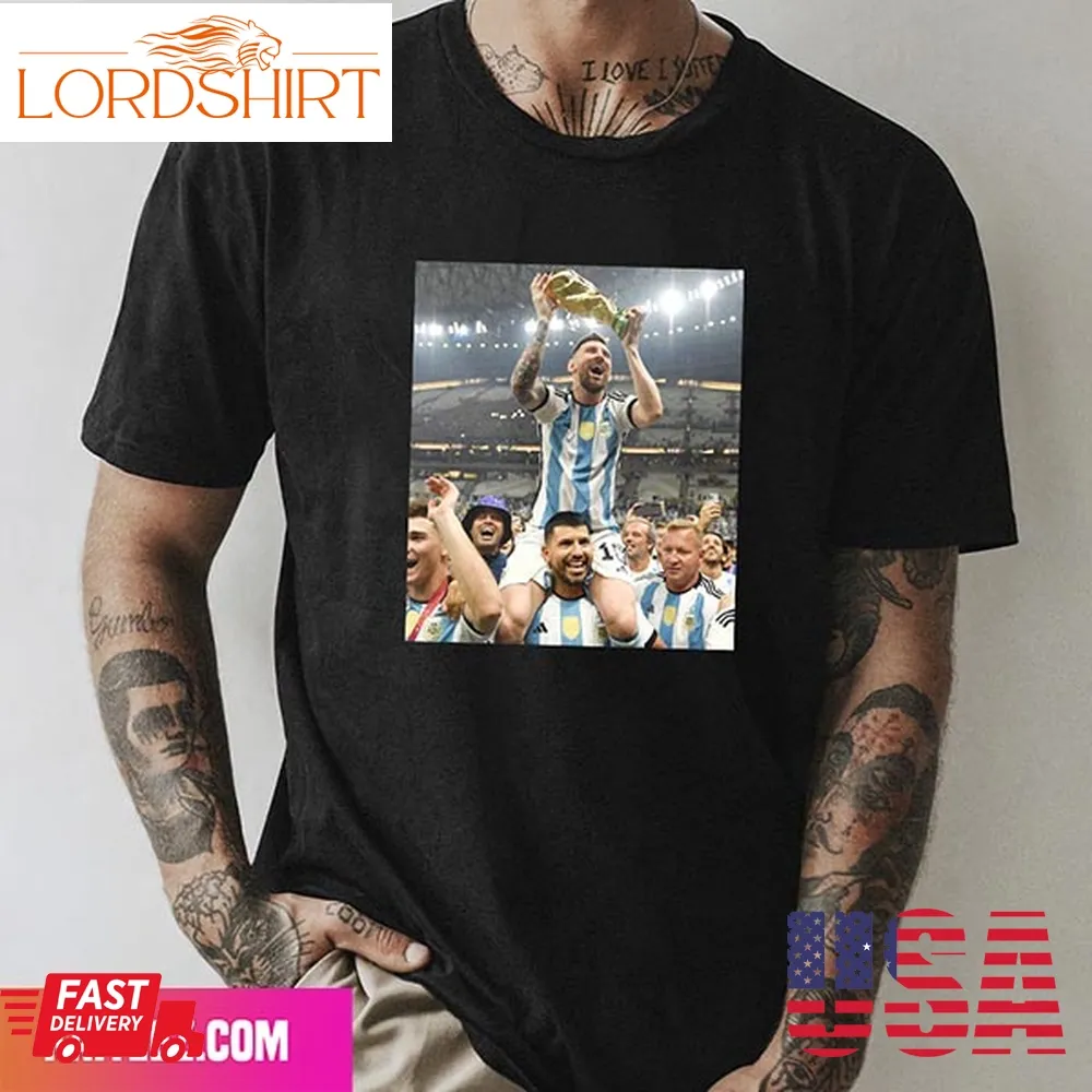 Lionel Messi &8211; Fifa World Cup 2022 Argentina Team Congratulations Style T Shirt