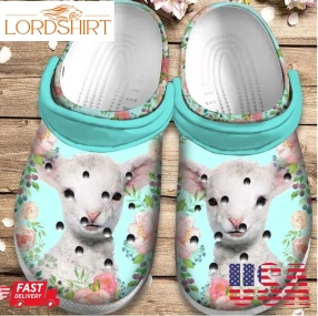 Little Lamb Shoes   Lovely World Crocs Clogs Gift For Birthday   Little Lamb