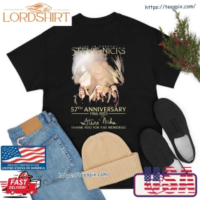 Live In Concert Stevie Nicks 57Th Anniversary 1966  2023 Thank You For The Memories Shirt