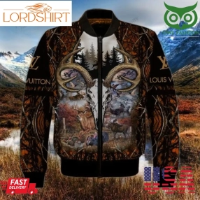 Louis Vuitton Skull Deer Vintage Bomber Jacket