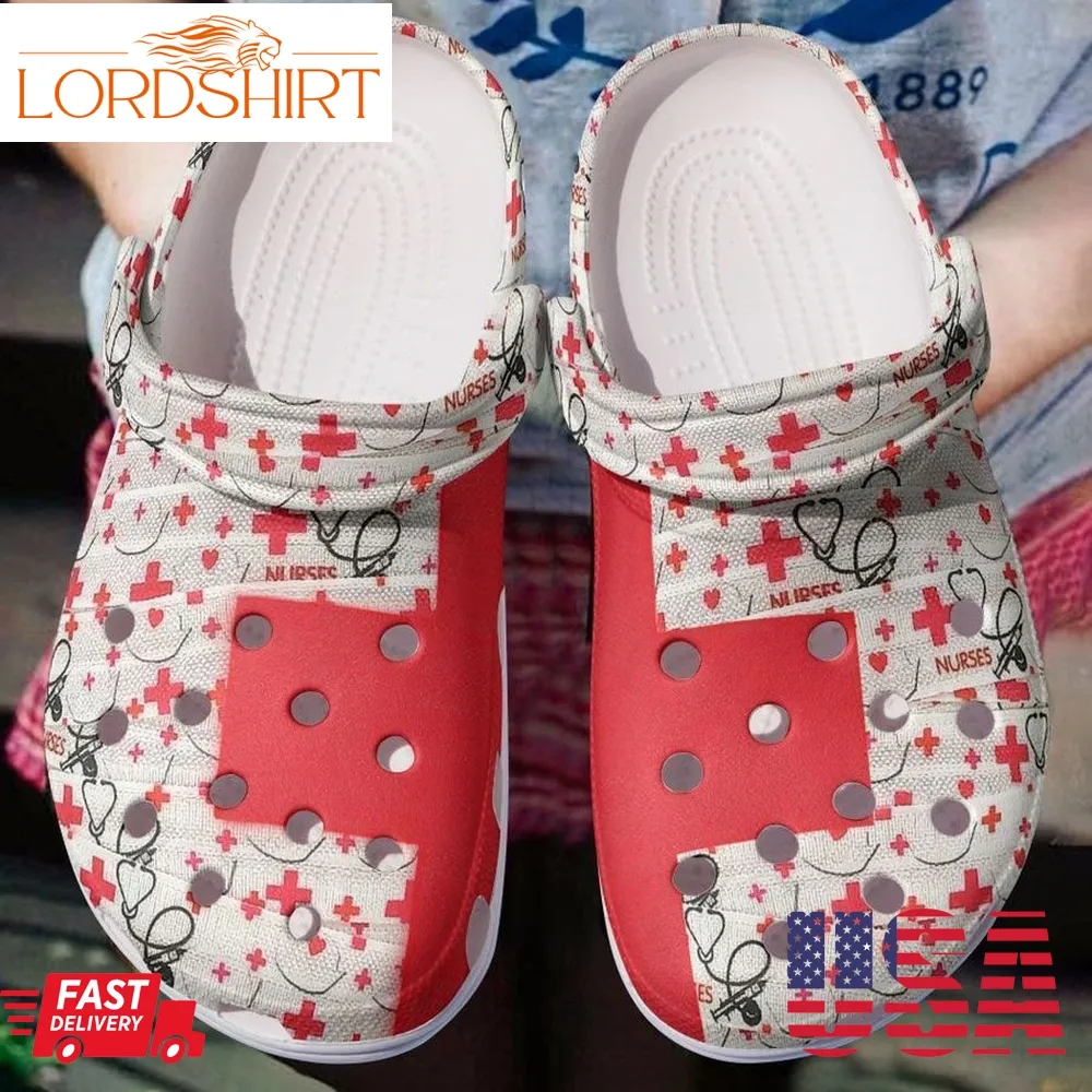 Love For Nurse Shoes Crocs Clogs Birthday Gift For Malw Female   Medical Nr7