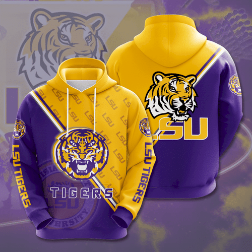 Lsu Tigers Ncaa Skull 3D Hoodie For Men For Women