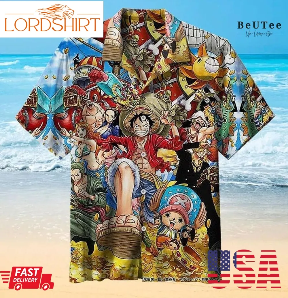 Luffy And His Friends One Piece Hawaiian Shirt