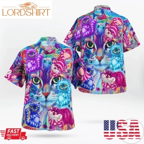 Magical Cheshire Cats Hawaii Hawaiian Shirt