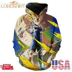 Majin Vegeta Dragon Ball Z Majin Vegeta Hoodie 3D