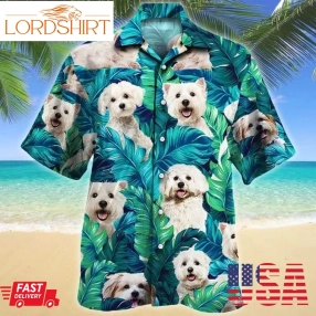 Maltese Dog Hawaiian Shirt