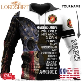 Marine Skull Personalized Unisex Hoodie