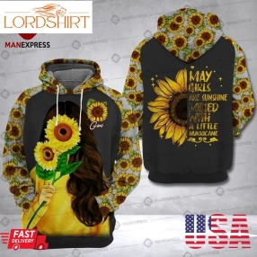 May Girl Sunflower 3D Hoodie Sweatshirt