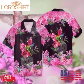 Memorial Day Hummingbird For Men And Women Graphic Print Short Sleeve Hawaiian Casual Shirt Y97