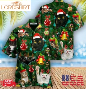 Meowy Cats Mas Unisex Hawaiian Shirt