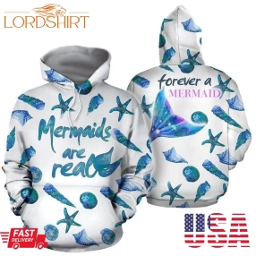 Mermaid Hoodie 3D Sp147 Custom