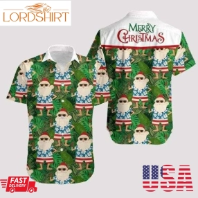 Merry Christmas Santa Claus Funny Hawaiian Shirt