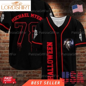 Michael Myers Halloween Baseball Horror Spooky Baseball Jersey Shirt