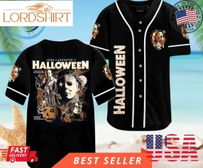 Michael Myers Halloween For Beer Baseball Jersey