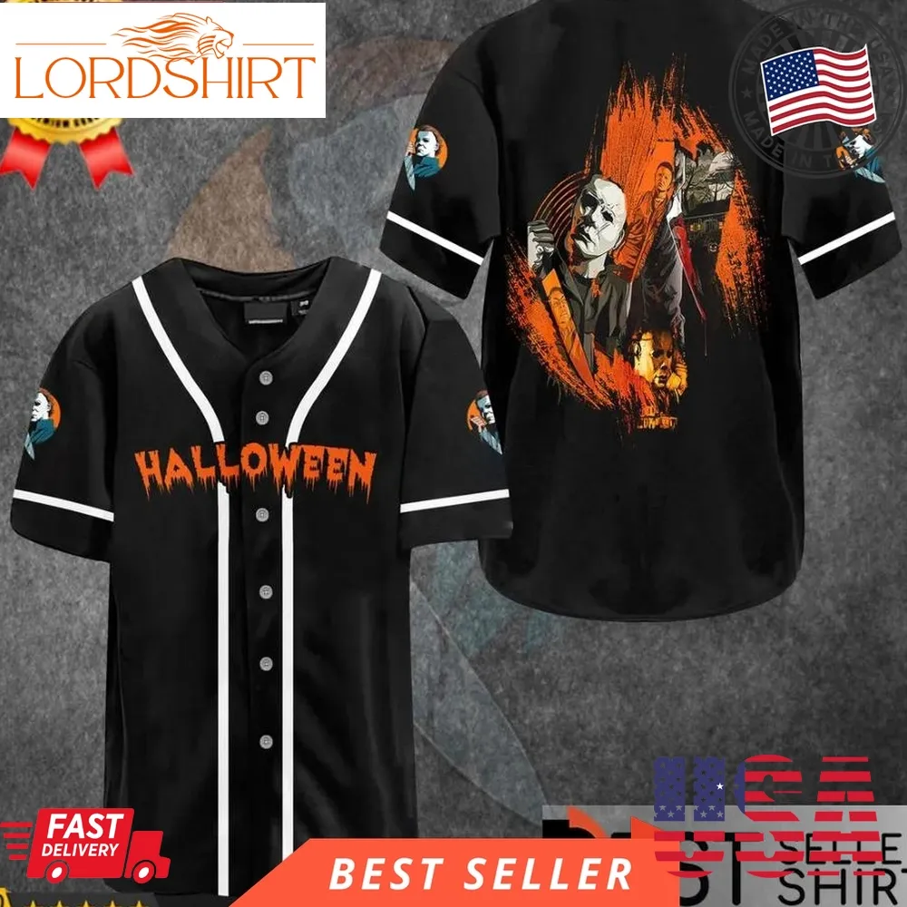 Michael Myers Movies Halloween Costume Out Fit Ideas Horror Baseball Jersey