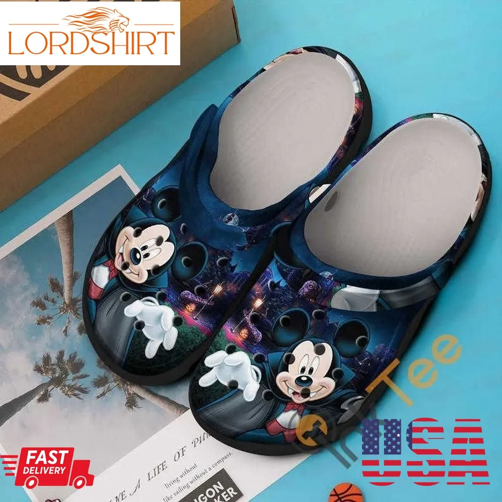 Mickey Mouse Vampire Halloween Cosplay Crocs Clog Shoes