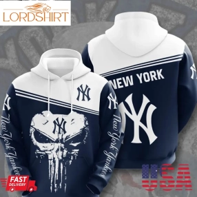 Mlb New York Yankees Skull Mlb New York Yankees Mlb 3D Hoodie Yankees 3D Hoodie Size From S To 5Xl