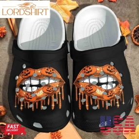 Mouth Pumpkin Halloween Cosplay Costume Shoes Clog Crocs   Halloween Crocband Clog Birthday Gift For Woman Girl