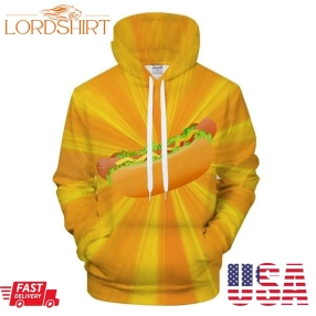 Mr Hot Dog 3D Sweatshirt Hoodie Pullover Custom