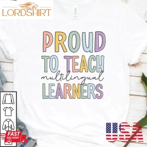 Multilingual Teacher Shirt Back To School Gift For Esl