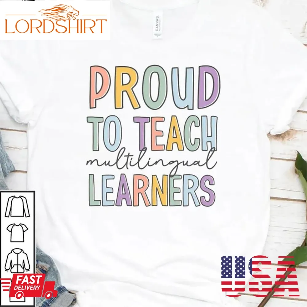 Multilingual Teacher Shirt Back To School Gift For Esl