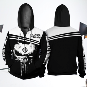 My Chemical Romance Punisher Skull Logo 3D Hoodie Sweatshirt