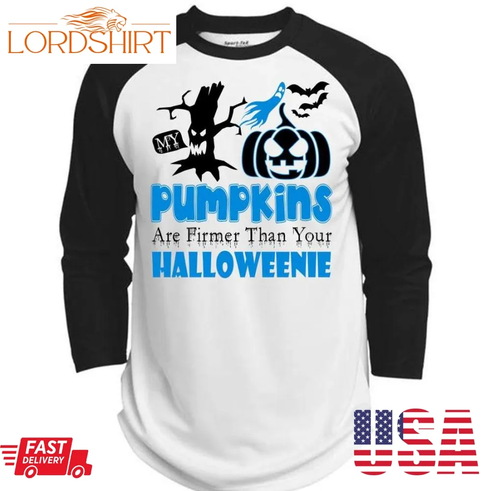 My Pumpkins Are Firmer Than Your Halloween T Shirt, Wait For Halloween T Shirt, Awesome T Shirts  (Polyester Game Baseball Jersey)