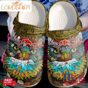 Mystic Owl Clogs Crocs Shoes Birthday Gifts For Men Women   Fow212