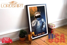 Nasa Mars Travel Recruitment Poster We Need You Poster