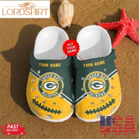 National Football Crocs   Gbay Packers Personalized Clog Shoes