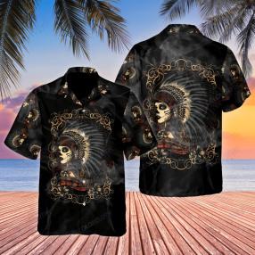 Native Girl Skull Style Hawaiian Shirt Ty106002